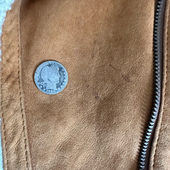 Real Suede Moto Jacket AS IS - Picture 7 of 12